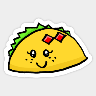 Smiling Tacos Sticker